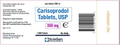 carisoprodol 350 mg 1000